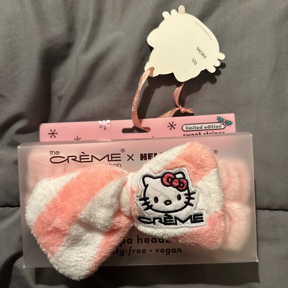 Hello kitty x crème spa headband